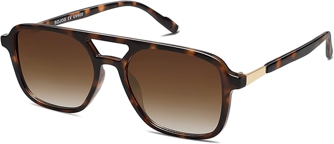 SOJOS Kacamata Aviator - tampilan 1